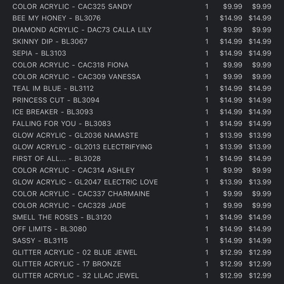 Nail Acrylics- glam and glits ALL NEW - Picture 5 of 6